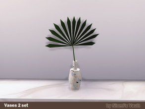 Sims 4 — Vase 011 by Siomi' s Vault by siomisvault — This one is deadly modern and adorable hope you find it adorable
