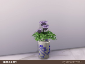 Sims 4 — Vase 02 by Siomi's Vault by siomisvault — Vase #02 is a modern vase with roses for all kind of rooms. Hope you