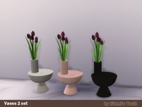 Sims 4 — Vase 03 by Siomi's Vault by siomisvault — Another modern vase for that amazing room! Comes with 2 swatches,