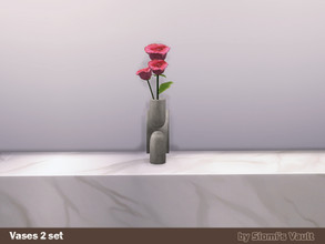 Sims 4 — Vase 04 by Siomi's Vault by siomisvault — It's anooother modern vase... well the pack is full of them so you can