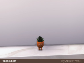 Sims 4 — Vase 06 by Siomi's Vault by siomisvault — Look at this lil dude!!! I love when I can make lil dudes like this