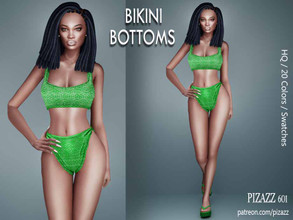 Sims 4 — High Hip Bikini Bottoms by pizazz — www.patreon.com/pizazz Bikini Bottoms for that sunny day of summer! Sims 4