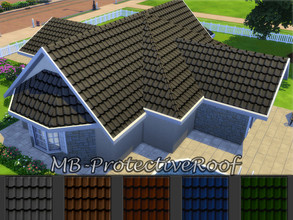 Sims 4 — Protective Roof by matomibotaki — MB-ProtectiveRoof Hard-wearing and stable roof, ideal protection for all