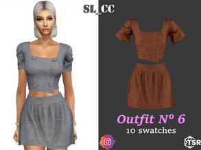 Sims 4 — Outfit_6 by SL_CCSIMS — -New mesh- -10 swatches- -Teen to elder- -Shadow&Bump Maps- -All Lods- -HQ- -Catalog