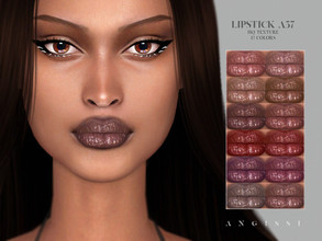Sims 4 — Lipstick A57 by ANGISSI — For all questions go here ---- angissi.tumblr.com -12 colors -HQ compatible -Female