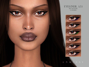 Sims 4 — Eyeliner A53 by ANGISSI — *For all questions go here - angissi.tumblr.com *6 colors *HQ compatible *Female