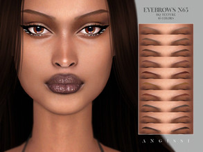 Sims 4 — Eyebrows n65 by ANGISSI — *For all questions go here - angissi.tumblr.com *10 colors *HQ compatible *Female