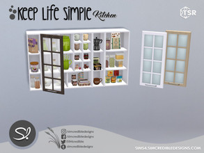 Sims 4 — Keep Life Simple Kitchen Cabinet Door Ajar Left by SIMcredible! — by SIMcredibledesigns.com available