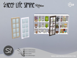 Sims 4 — Keep Life Simple Kitchen Cabinet Door Ajar Right by SIMcredible! — by SIMcredibledesigns.com available