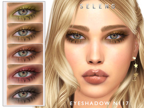 Sims 4 — Eyeshadow N117 by Seleng — The eyeshadow has 19 colours and HQ compatible. Allowed for teen, young adult, adult