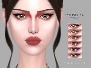 Sims 4 — Eyeliner A54 by ANGISSI — *For all questions go here - angissi.tumblr.com *6 colors *HQ compatible *Female