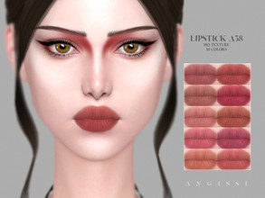 Sims 4 — Lipstick A58 by ANGISSI — For all questions go here ---- angissi.tumblr.com -10 colors -HQ compatible -Female