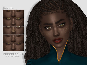 Sims 4 — Freckles N2 by Creptella — - 5 different versions, 2 different colors. 10 swatches in total. - HQ compatible -