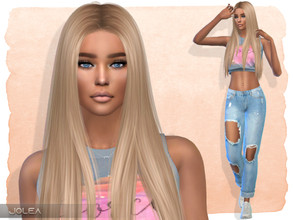 Sims 4 — Lucy Jones by Jolea — If you want the Sim to look the same as in the pictures you need to download all the CC