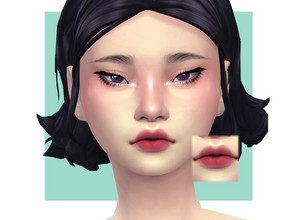 Sims 4 — Matte Doll Lipstick by Sagittariah — base game compatible 5 swatches properly tagged enabled for all occults