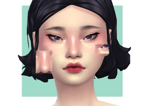 Sims 4 — Matte Doll Sheen Highlighter by Sagittariah — base game compatible 4 swatches properly tagged enabled for all