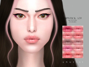 Sims 4 — Lipstick A59 by ANGISSI — For all questions go here ---- angissi.tumblr.com -10 colors -HQ compatible -Female