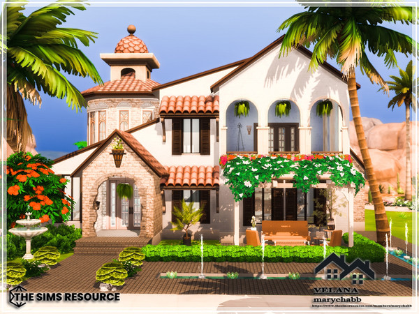 Sims 4 — VELANA by marychabb — A residential house for Your's Sims . Fully furnished and decorated. Tested Value: 122,125