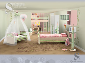 Sims 3 — Little Wonders by SIMcredible! — Thinking about sharing a toddler and a kid in the same bedroom and keep the