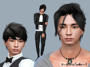 Sims 4 — Sim inspired by Jun Matsumoto by starafanka — Sim inspired by Japanese actor and singer - Jun Matsumoto. Made
