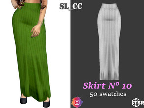 Sims 4 — Skirt 10 by SL_CCSIMS — -New mesh- -50 swatches- -Teen to elder- -Shadow&Bump Maps- -All Lods- -HQ- -Catalog