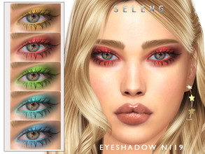 Sims 4 — Eyeshadow N119 by Seleng — The eyeshadow has 18 colours and HQ compatible. Allowed for teen, young adult, adult