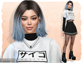 Sims 4 — Kim Yang by Jolea — If you want the Sim to look the same as in the pictures you need to download all the CC (see