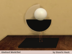 Sims 4 — Abstract World set Sculpture#01 by Siomi's Vault by siomisvault — The first one of the collection of 6 abstract