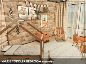 Sims 4 — Valrie Toddler Bedroom (TSR only CC) by xogerardine — Cute toddler bedroom!