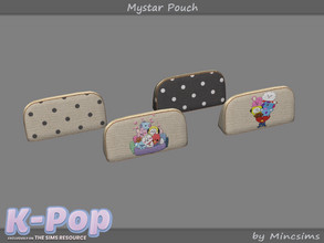 Sims 4 — Mystar Pouch by Mincsims — Basegame Compatible 4 swatches Used images were licensed from Adobe Stock.