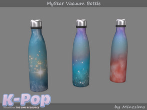 Sims 4 — MyStar Vacuum Bottle by Mincsims — Basegame Compatible 3 swatches