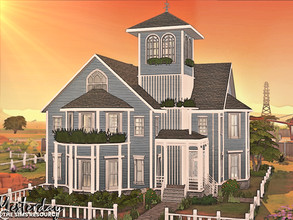 Sims 4 — Yesterday | Unfurnished House | noCC by simZmora — An unfurnished, elegant Victorian-style house. The interiors