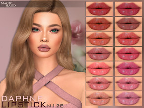 Sims 4 — Daphne Lipstick N128 by MagicHand — Candy lips in 16 colors - HQ Compatible. Preview - CAS thumbnail Pictures