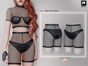 Sims 4 —  [PATREON]  (Early Access) FISHNET OUTFIT (BOTTOM) P134 by busra-tr — 10 colors Adult-Elder-Teen-Young Adult For
