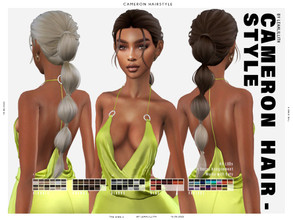 Sims 4 — Cameron Hairstyle by Leah_Lillith — Cameron Hairstyle All LODs Smooth bones Custom CAS thumbnail Works with hats