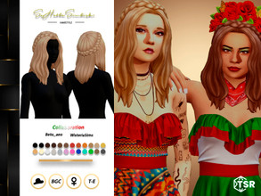 Sims 4 — Lupita Hairstyle by sehablasimlish — Hope you like it and enjoy it.