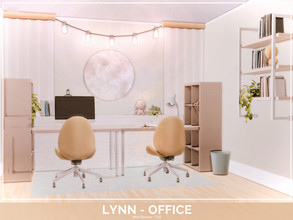Sims 4 — Lynn Office - TSR only CC by Mini_Simmer — Room type: Study room Size: 6x5 Price: $9,555 Wall Height: Short