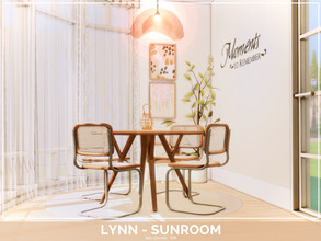 Sims 4 — Lynn Sunroom - TSR Only CC by Mini_Simmer — Room type: Miscellaneous Size: 6x3 Price: $4,413 Wall Height: Short