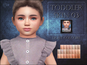 Sims 4 — Toddler skin 03 - light colours by RemusSirion — Full-coverage skin for toddlers in light shades This skin comes