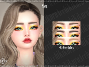Sims 4 — Slea Eyebrows by Kikuruacchi — - It is suitable for Female and Male. ( Toddler to Elder ) - 68 swatches - HQ