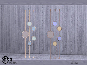 Sims 4 — Marta. Divider by soloriya — Divider with circles. Part of Marta set. 2 color variations. Category: Decorative -