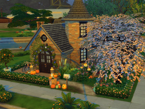 Sims 4 — Tiny Castle no cc by sgK452 — This small castle was part of a huge estate a long time ago, but the land has been