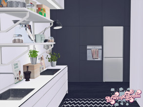 Sims 4 — Farina Part 2 by ArwenKaboom — Scandinavian inspired kitchen Farina in neutral and soft colors. It will consist
