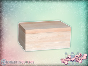 Sims 4 — Farina - Wood Box Small by ArwenKaboom — Base game object in multiple recolors. Find all objects by searching