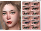 Sims 4 — LMCS Liner N21 by Lisaminicatsims — -New Mesh -Eyeliner category -HQ comatble -21 swatches -All Skin