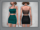 Sims 4 — Arielle Top. by Pipco — A trendy top in 17 colors. Base Game Compatible New Mesh All Lods HQ Compatible Shadow,