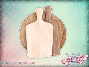 Sims 4 — Farina - Cutting Boards by ArwenKaboom — Base game object in multiple recolors. Find all objects by searching
