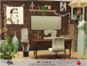 Sims 4 — Wilma - stylist office by melapples — an office for sims joining the style influencer career. enjoy! 6x6 $ 24578