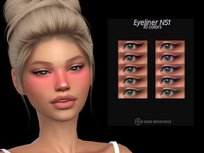 Sims 4 — Eyeliner N51 by qLayla — The eyeliner is : - base game compatible. - allowed for teen, young adult, adult and