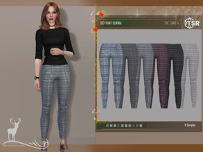 Sims 4 — PANT SURNIA by DanSimsFantasy — Comfortable pants to wear with loafers or low-neck shoes. Samples: 11 Clone